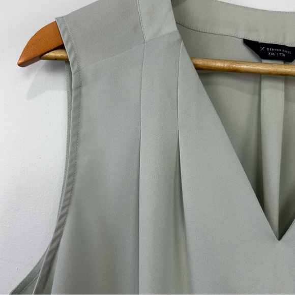 Denver Hayes Mint Green Sleeveless Blouse XXL - Picture 5 of 7